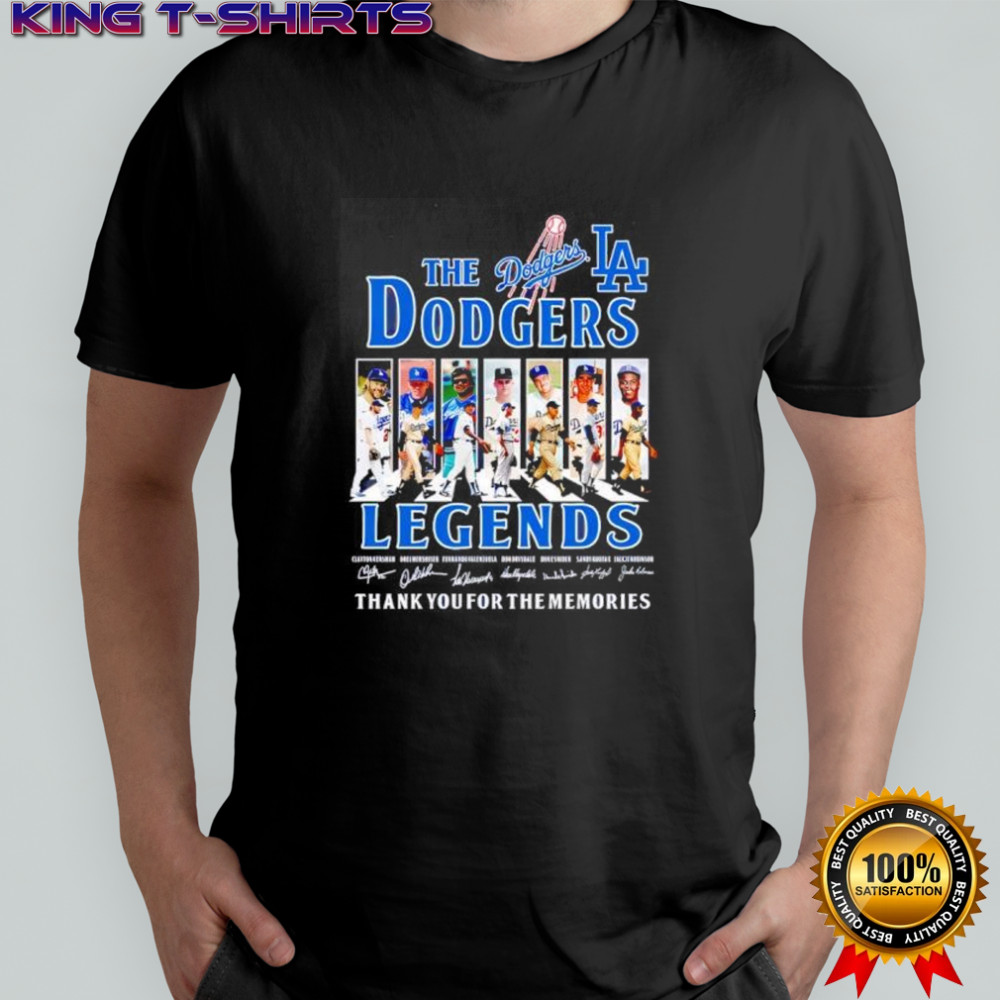 Los Angeles Dodgers 2025 MLB Legends Signatures poster shirt