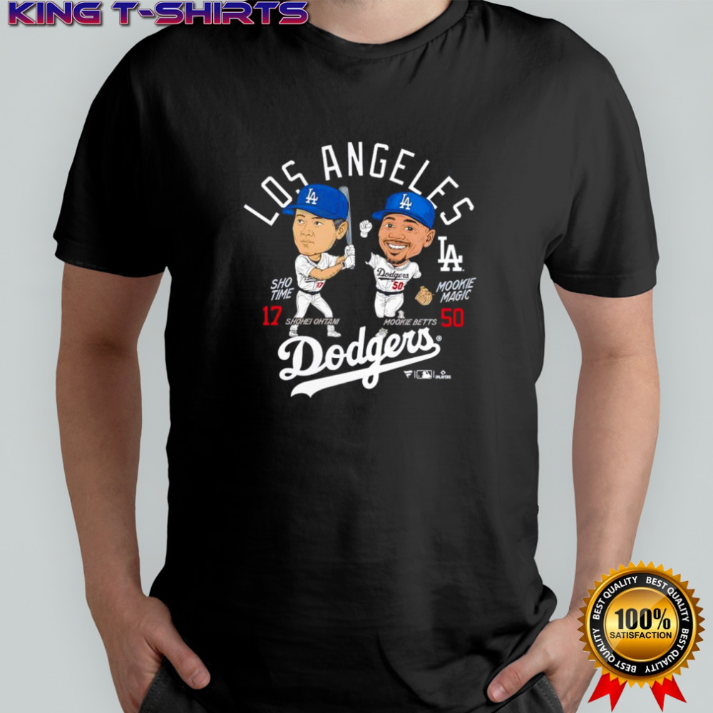 Los Angeles Dodgers Mookie Betts & Shohei Ohtani Player Duo shirt