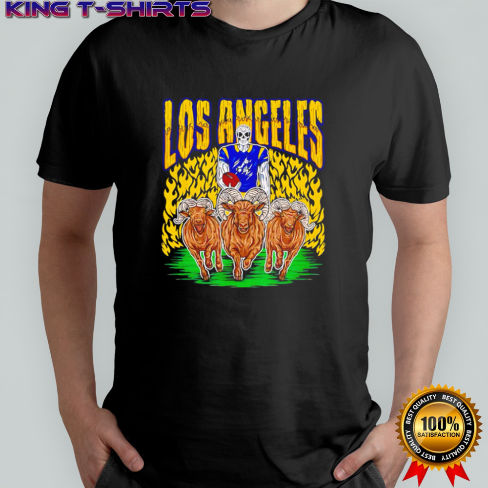Los Angeles Rams Skeleton Player Leading Rams shirt