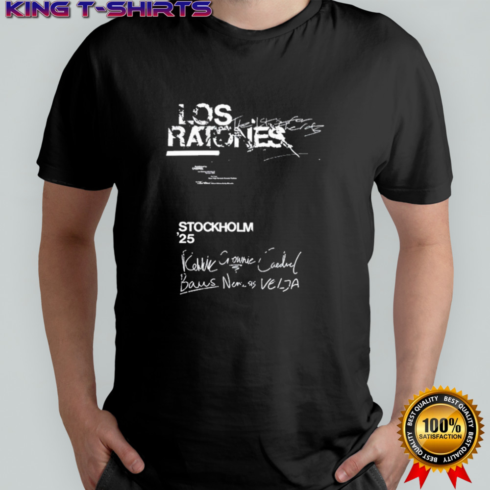 Los Ratones LOL Stockholm 2025 Signatures T-Shirt