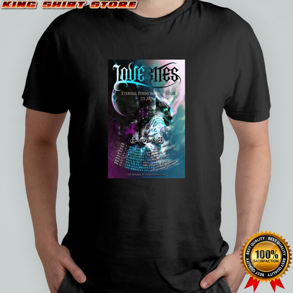 Lovebites Eternal Phenomenon Tour US 2025 Dates T-Shirt