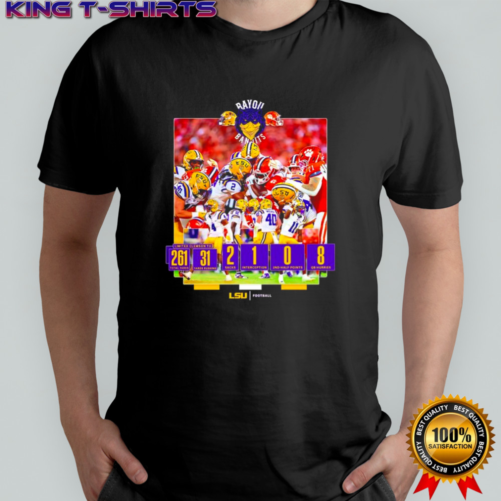 LSU Football Bayou Bandits 2025 shirt