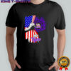 LSU Tigers Fire Dept American Flag shirt