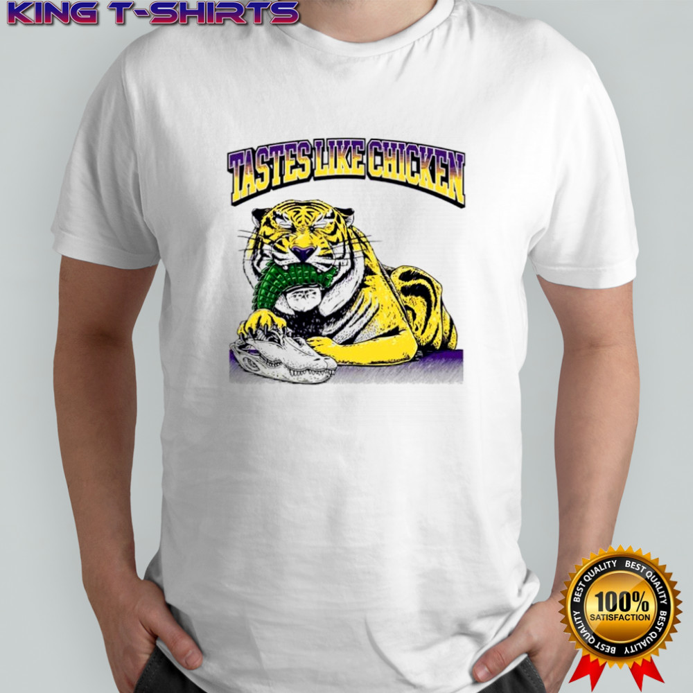 LSU Tigers vs Florida Gators Tastes Like Chicken shirt