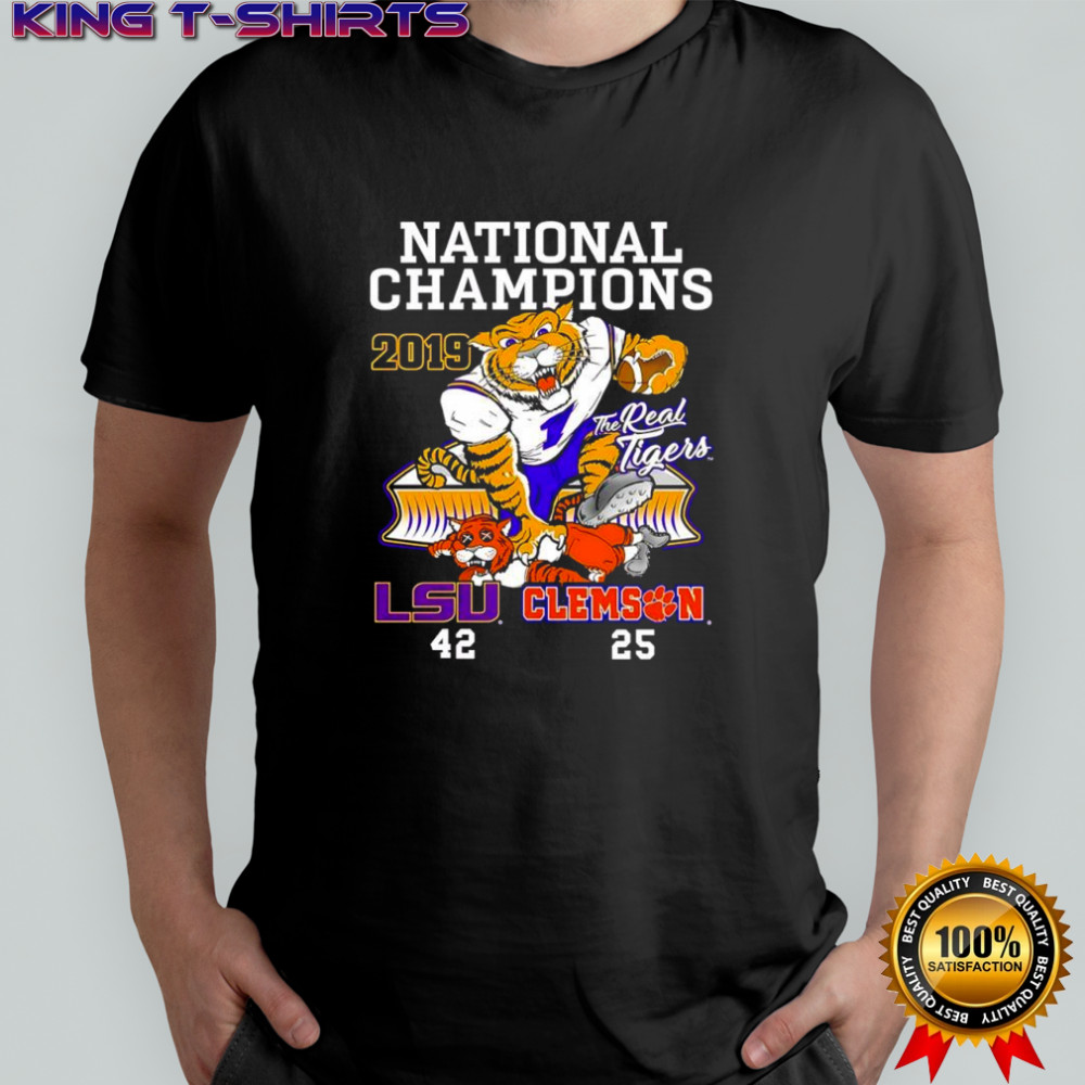 LSU vs Clemson 42-25 National Champions 2019 shirt