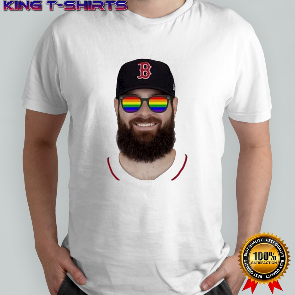 Lucas Giolito Boston Red Sox LGBT Pride Glasses T-shirt
