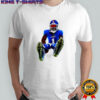 Malik Nabers New York Giants football leek signature shirt