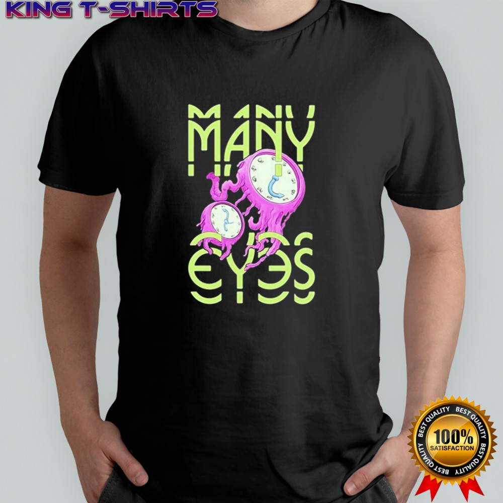 Many Eyes Clocks T-shirt