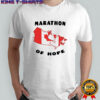 Marathon of hope Canada flag shirt