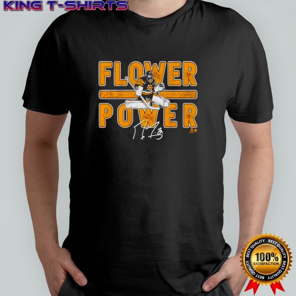 Marc-André Fleury Flower Power Pittsburgh signature shirt