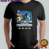 Mariners 2025 AL West Division Champions mascot shirt