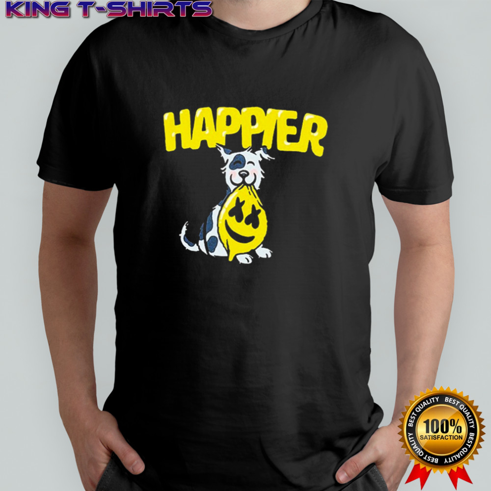 Marshmello Happier Dog T-shirt