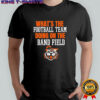 Massillon Tiger Swing Band mascot what’s the football team doing on the band field shirt