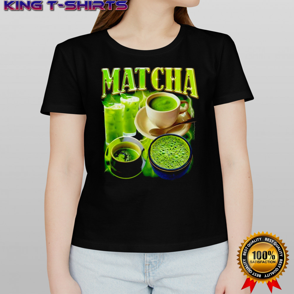 Matcha vintage rap lighting shirt