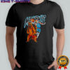 Memphis Skeleton with Flaming Basketball and Grizzly Bear shirt