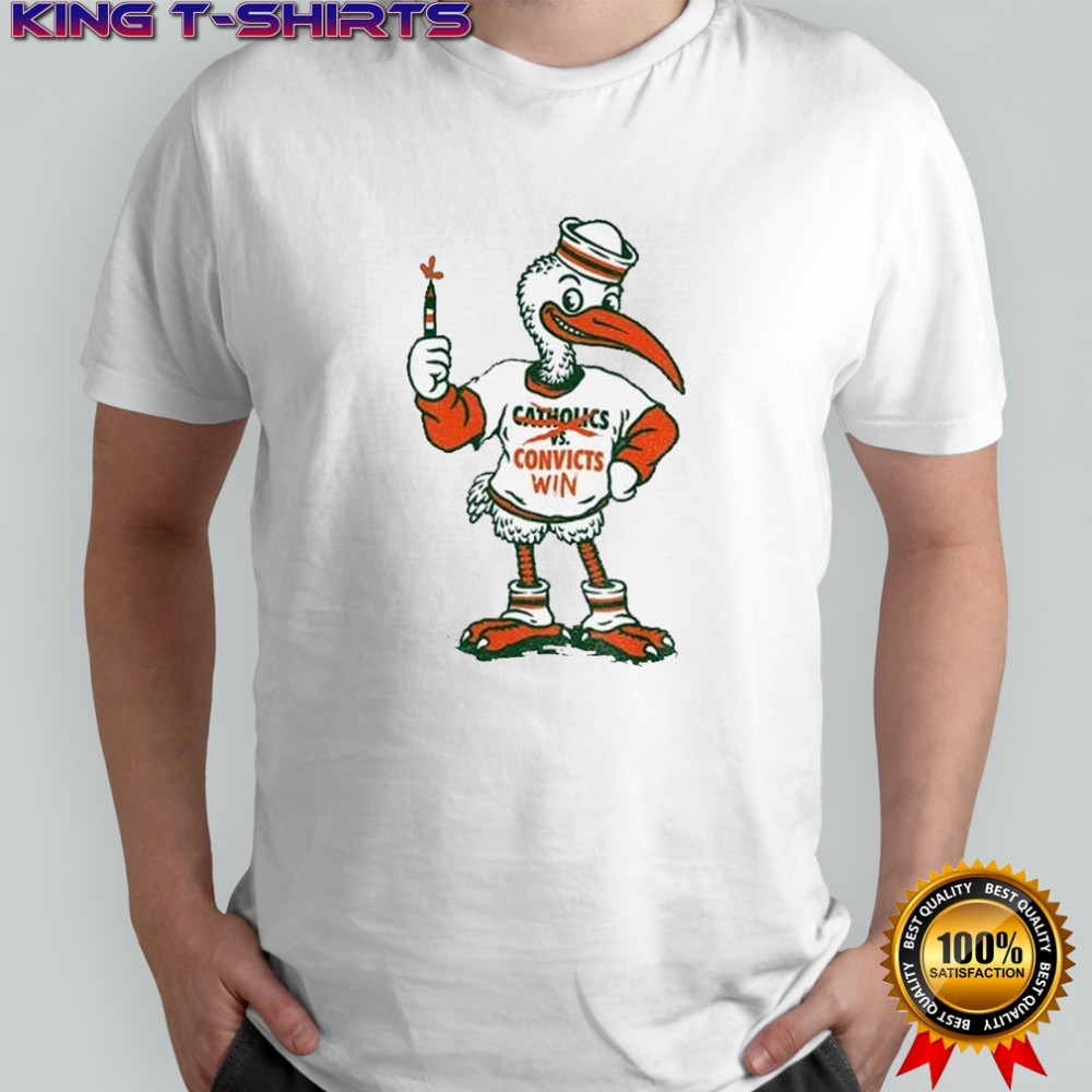 Miami Hurricanes 27-24 Notre Dame Convicts win shirt