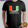 Miami Hurricanes Legends logo shirt