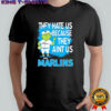 Miami Marlins Grinch Christmas They Hate Us Ain’t Us shirt