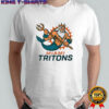 Miami Tritons dolphins pro football Little Mermaid triton ariel shirt