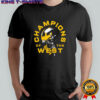 Michigan Wolverines Champions of the West shirt
