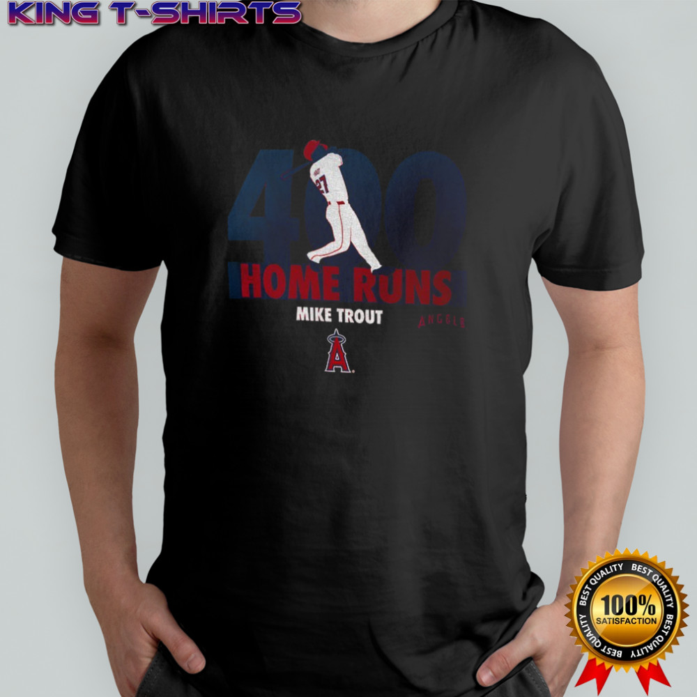Mike Trout Los Angeles Angels 400 Career Home Runs shirt