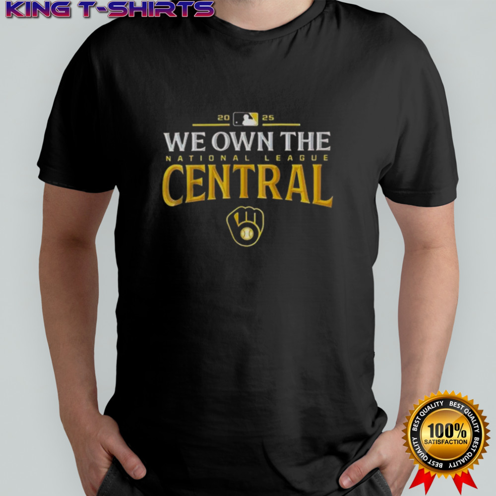 Milwaukee Brewers 2025 We Own The American League Central Division Champions T-Shirt
