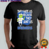Milwaukee Brewers Grinch Christmas They Hate Us Ain’t Us shirt