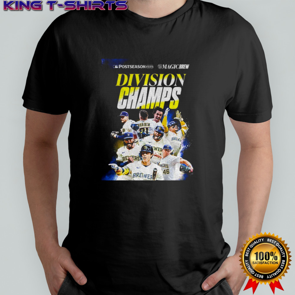 Milwaukee Brewers Postseason Division Champs MLB 2025 shirt