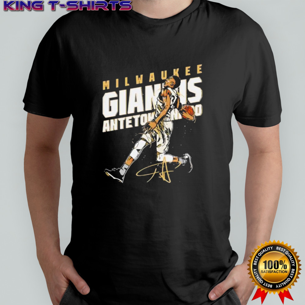 Milwaukee Giannis Antetokounmpo Basketball Player Dunking shirt