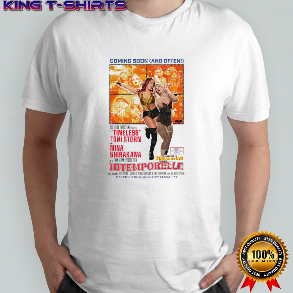Mina Shirakawa and Toni Storm Intemporelle shirt