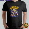 Minnesota Viking Skeleton Warrior Flames Axe Shield shirt