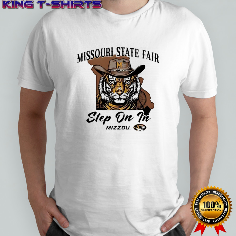 Missouri State Fair Step On In Missouri Tigers Cowboy shirt