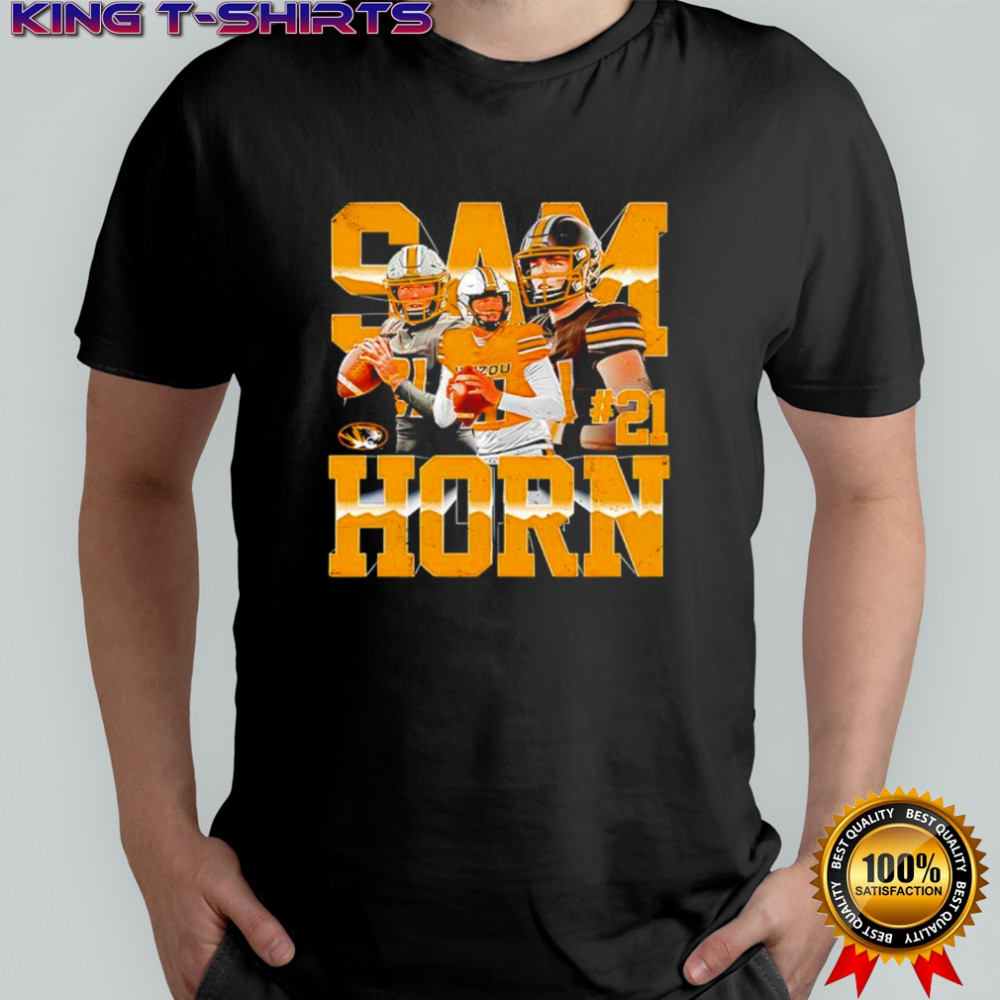 Mizzou Tigers NIL Sam Horn #21 Character Design shirt
