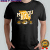Mizzourah Missouri Kansas 42 31 Tiger Mascot shirt