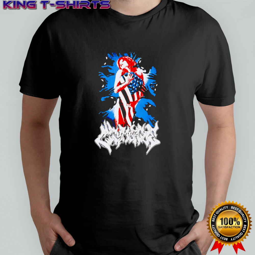 My Bloody America flag shirt