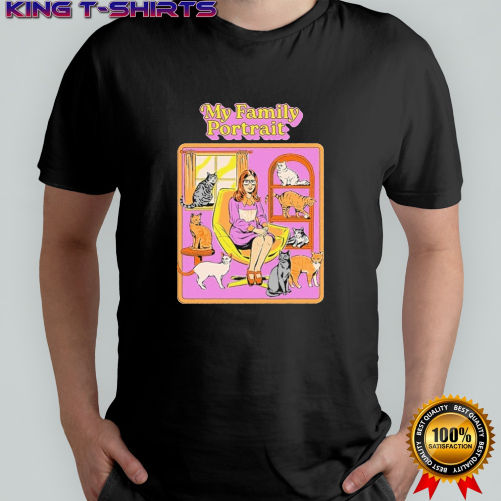 My Family Portrait Cats T-shirt