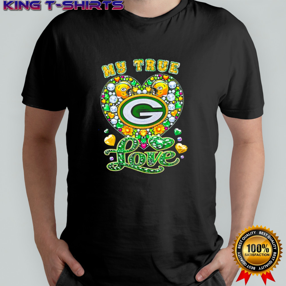 My True Love Green Bay Packers twinkle shirt