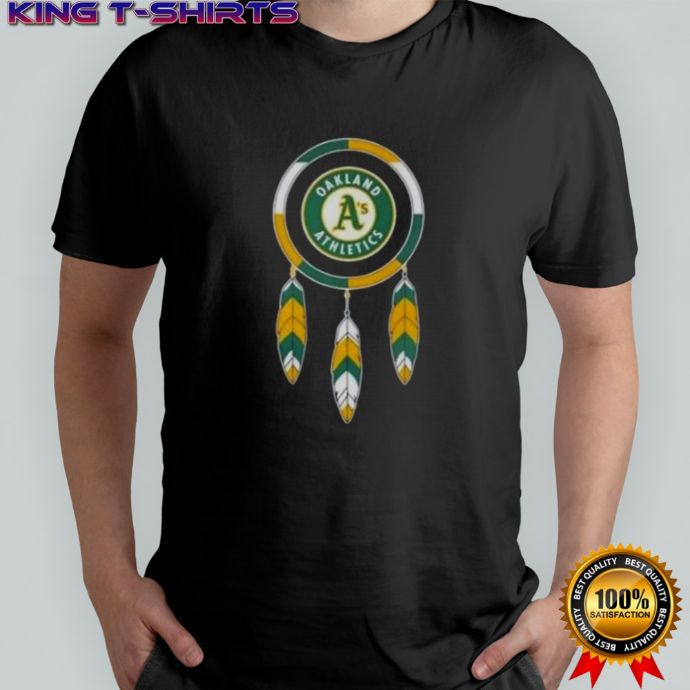 Native American Indians X Oakland Athletics Baseball T-Shirt Native American Indians X Oakland Athletics Baseball T-Shirt