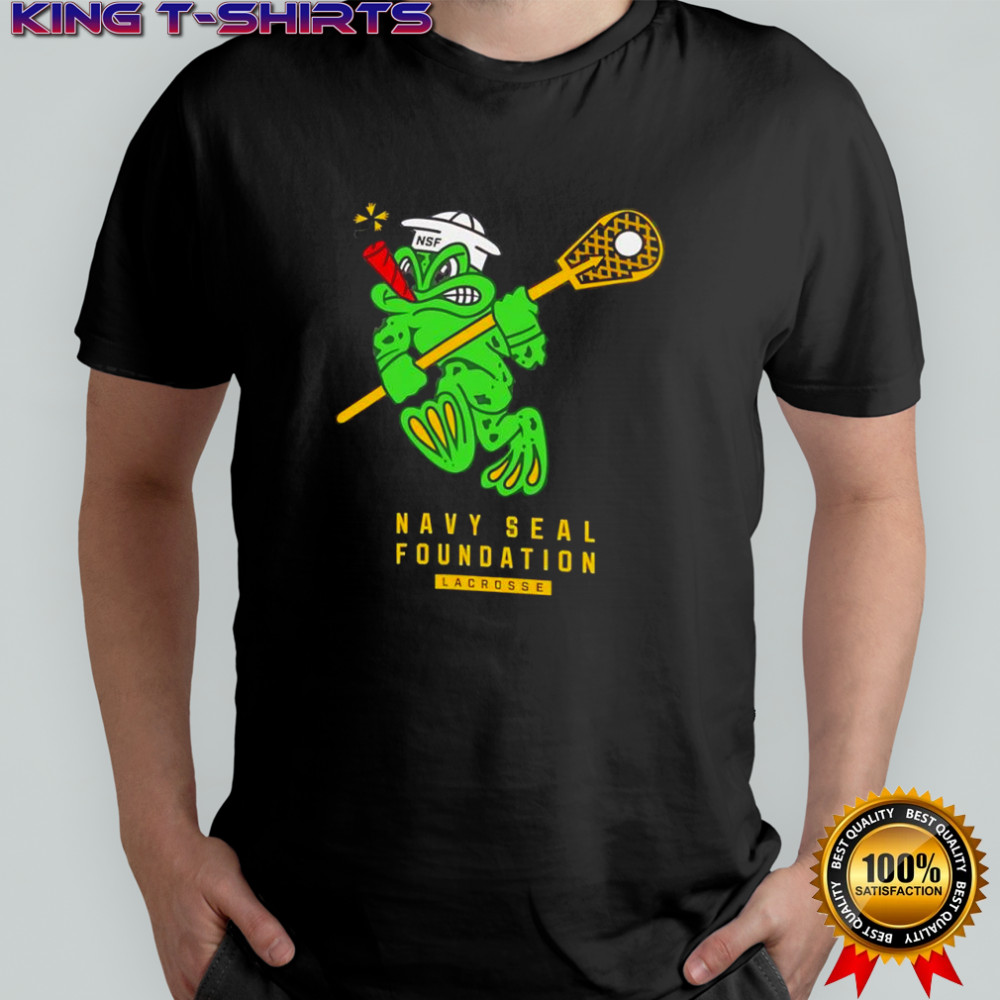 Navy Seal Foundation Lacrosse mascot shirt