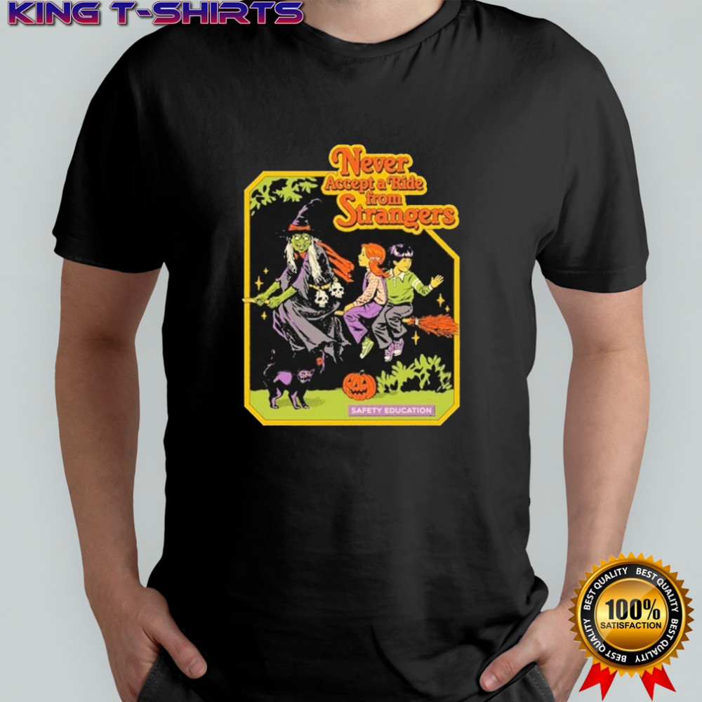 Never Accept A Ride From Strangers Safety Education T-shirt