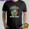 Never Underestimate a Woman Who Understands Football and Loves Notre Dame shirt