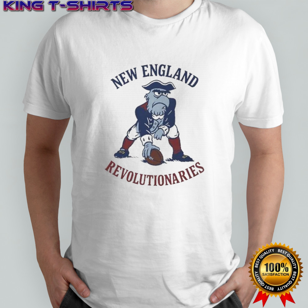 New England Revolutionaries patriots pro football Sam Eagle muppets shirt