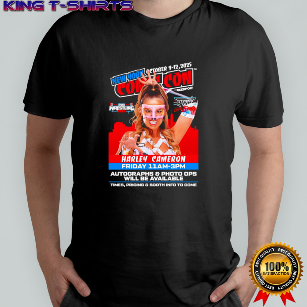 New York Comic Con Harley Cameron PWT Live shirt