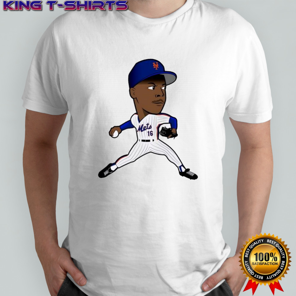 New York Mets #16 Baseball Player Caricature cartoon shirt
