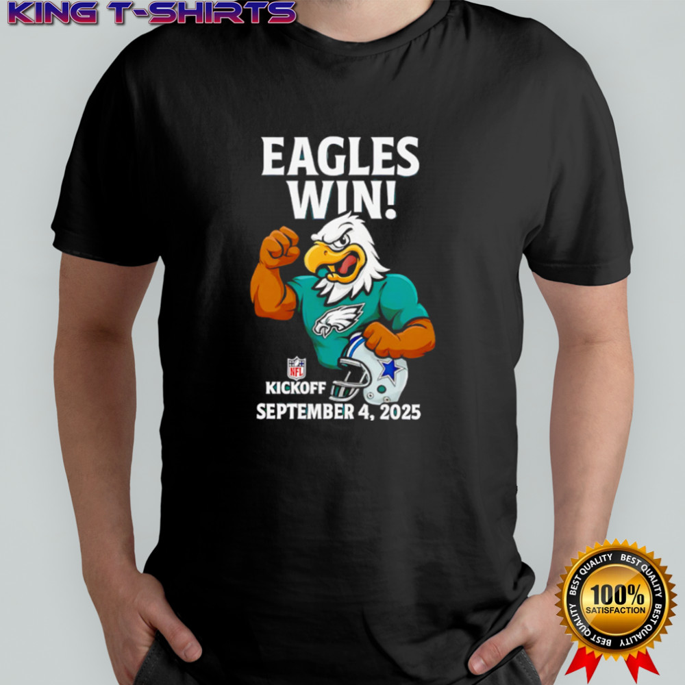 Nfl Kickoff 2025 Eagles Vs Cowboys Eagles Win How Bout Them Cowboys shirt