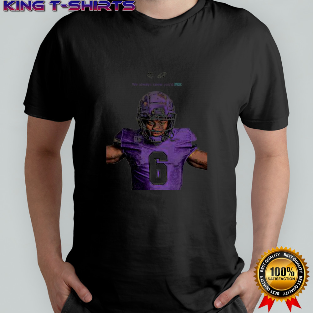 Nice Tarleton State Football We Always Knew You’d Fly T-Shirt