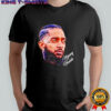 Nipsey Hussle rapper portrait graphic shirt