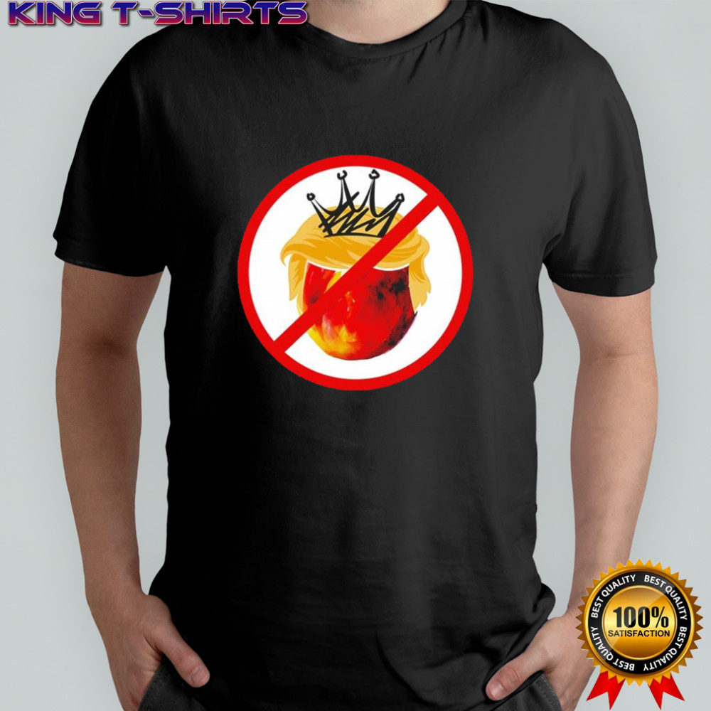 No kings day protest anti Trump apple caricature shirt
