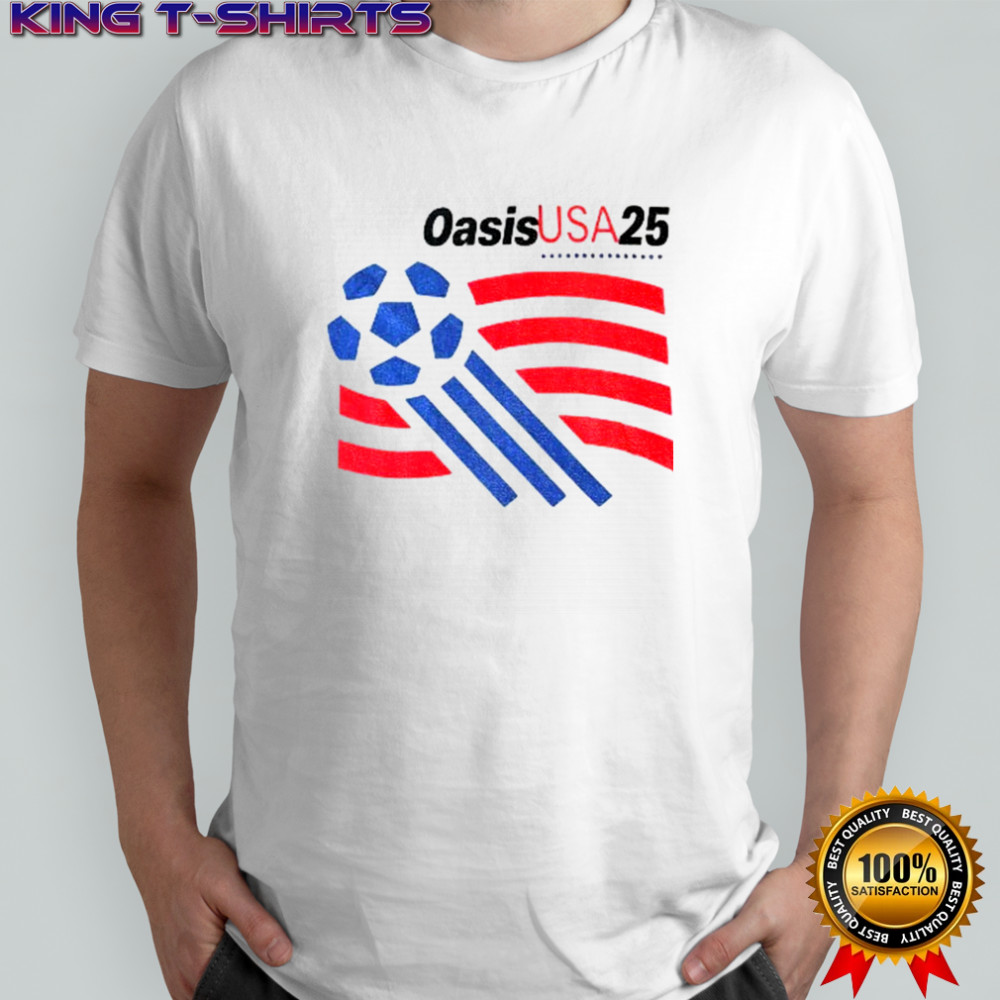 Oasis band USA’25 Rose Bowl shirt