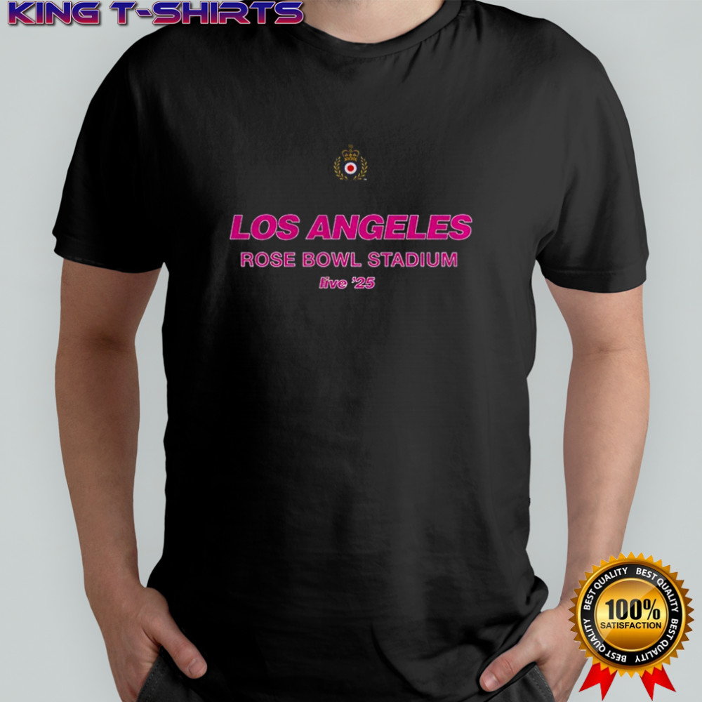 Oasis Los Angeles Rose Bowl stadium live ’25 world tour shirt